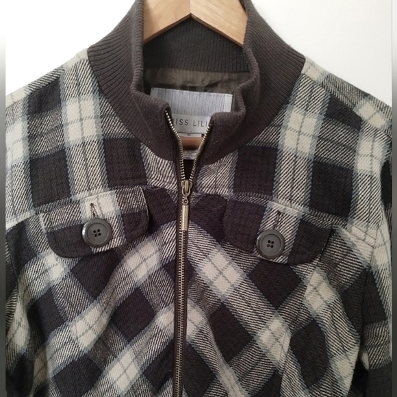 Plaid Bomber Jacket - Picture 4 of 11